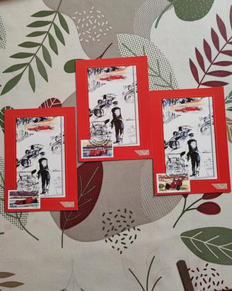 3 Cartoline F1 Imola 1999 Annullo Ferrari Nuovo