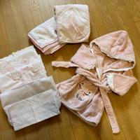 Lenzuolini carrozzina e asciugamani - Bambina