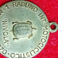 medaglia Moto club Mantova 1 raduno Nivola 1970