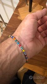 Bracciale argento e ceramica