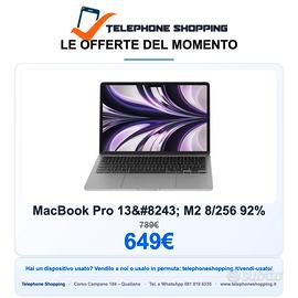 Apple MacBook Pro 13″ M2 8/256 92%