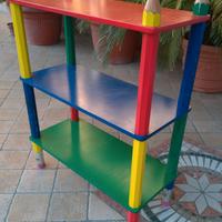 Pierre Sala Libreria Vintage stile Memphis Matita