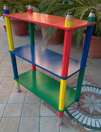 Pierre Sala Libreria Vintage stile Memphis Matita