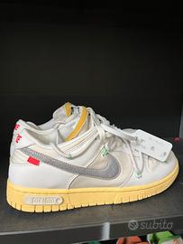 Nike dunk x off white 42