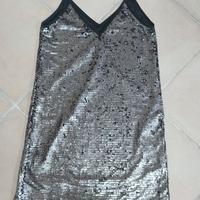 Vestito Paillettes Argento Simona G - Party / Even