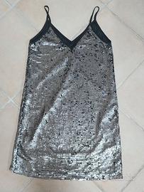 Vestito Paillettes Argento Simona G - Party / Even