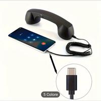 Cornetta x smartphone con pulsanti multi - ROSSA