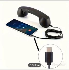 Cornetta x smartphone con pulsanti multi - ROSSA