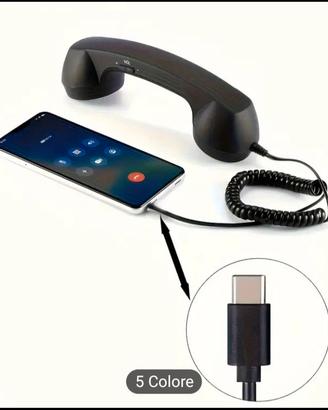 Cornetta x smartphone con pulsanti multi - ROSSA