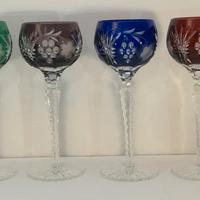 Bicchieri da vino in cristallo da 8,25", set da 4