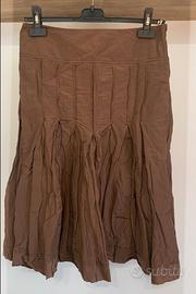 Gonna lunga marrone Benetton