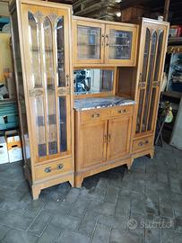 Cristalliera  vetrina  credenza primi 900'