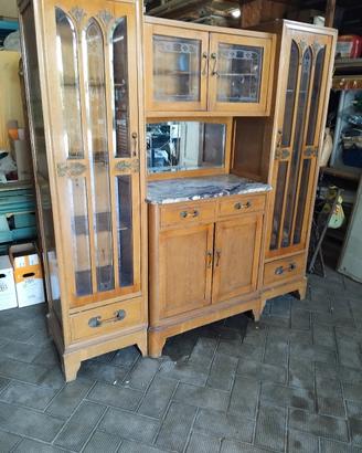 Cristalliera  vetrina  credenza primi 900'