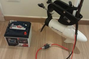 Motore elettrico nautico 62 lbs con Batteria Litio
