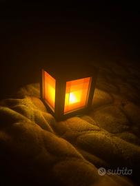 Lampada lanterna stile Minecraft