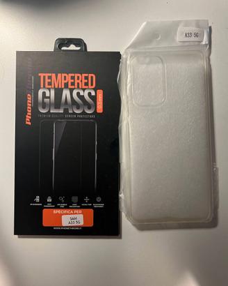 Cover Samsung Galaxy A33 5G Nuova Vetro temprato