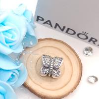 Charm originale pandora Farfalla con zirconi 