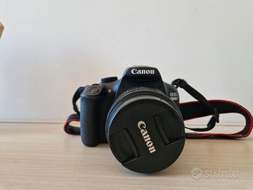 Canon Eos 1300d + obiettivo 18-55 + custodia