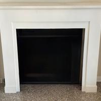 Cornice camino bianco leggera mdf