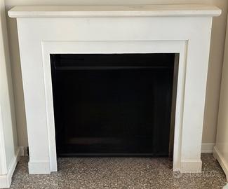 Cornice camino bianco leggera mdf