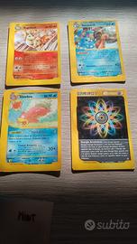 Carte Pokemon vintage aquapolis expedition 
