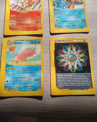 Carte Pokemon vintage aquapolis expedition 