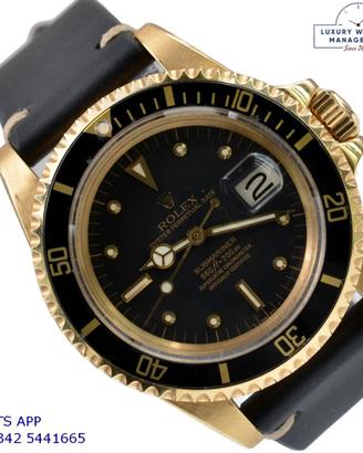 ROLEX Submariner Date 1680/8 yellow gold  1977