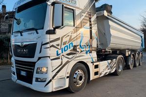 Man TGX 500 con vasca ribaltabile