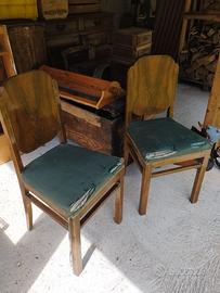 Sedie schienale legno