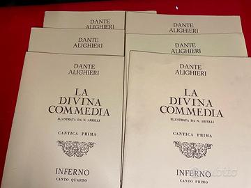 N. Arfellio, Dante. L’inferno (6 grafiche autogr