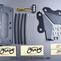 Portatarga corto DUCATI MONSTER 821 1200 2014 2016