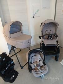 Trio inglesina aptica +base 360+set nascita