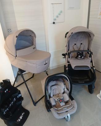 Trio inglesina aptica +base 360+set nascita