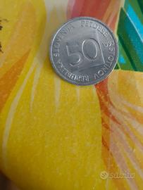 moneta autentica slovena 1993! dell'ape mellifera