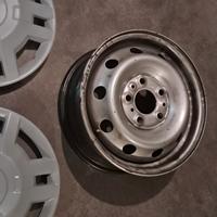 Cerchi in ferro R15 con borchie Fiat Ducato X250