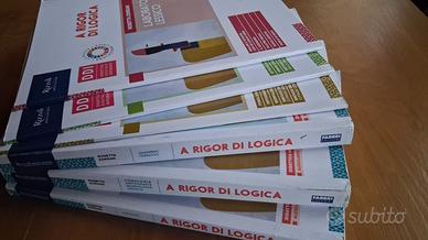 A RIGOR DI LOGICA  Libri scuola media  Lotto compl
