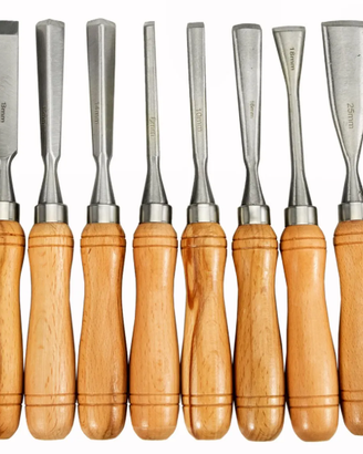VEVOR Scalpello Legno 12 Pezzi
