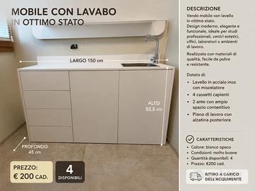 Mobile  con lavello