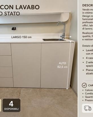 Mobile  con lavello