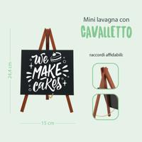 Lavagna da tavolo 24x15 Lavagnetta Cavalletto 3 PZ