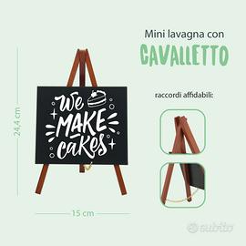 Lavagna da tavolo 24x15 Lavagnetta Cavalletto 3 PZ