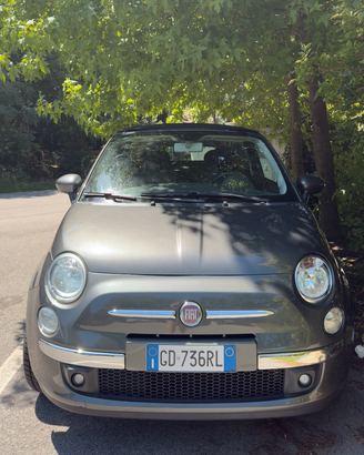 Auto Fiat 500c grigia trattabile (neopatentati)