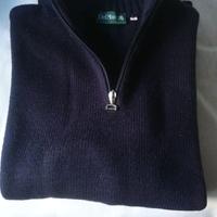 Maglione uomo dolcevita in lana DEL MARE, Tg. M-48