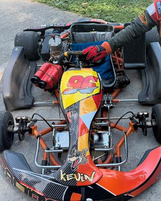 Go kart KF motore tm 125 crg intrepid telemetria