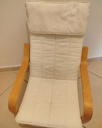 sedia poltrona bambini completa / Ikea Poang