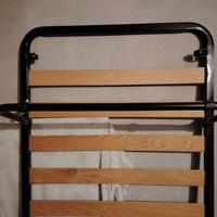 struttura letto singolo in doghe e pieghevole