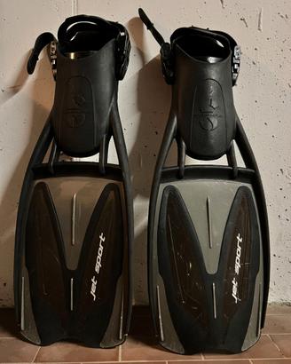 Pinne ScubaPro Jet Sport Grigie