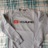  Felpa da uomo X-Cape di colore grigio 