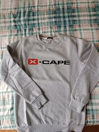  Felpa da uomo X-Cape di colore grigio 