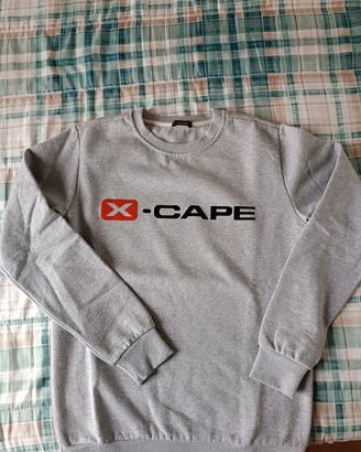  Felpa da uomo X-Cape di colore grigio 